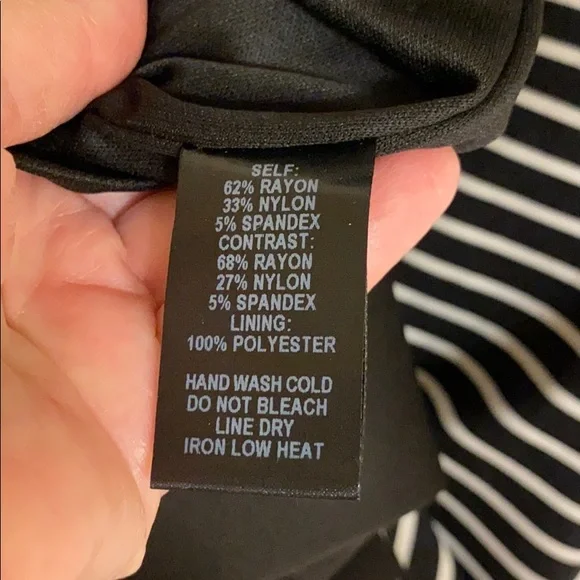 Lulu’s Black White Striped Sexy Bodycon Dress Back Zipper Rayon-blend Size Small - Picture 9 of 9